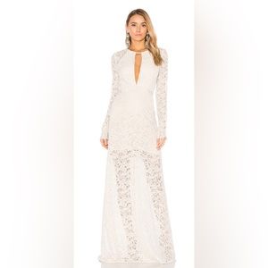 The Jetset Diaries Voyage Maxi Dress Boho Bridal Lace Dress NWT Small